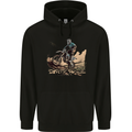 Dirty Race Motocross MotoX Dirt Bike Childrens Kids Hoodie Black