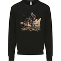 Dirty Race Motocross MotoX Dirt Bike Mens Sweatshirt Jumper Black
