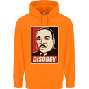 Disobey Martin Luther King Black Lives Matter Childrens Kids Hoodie Orange