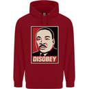 Disobey Martin Luther King Black Lives Matter Childrens Kids Hoodie Red