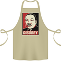 Disobey Martin Luther King Black Lives Matter Cotton Apron 100% Organic Khaki