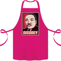 Disobey Martin Luther King Black Lives Matter Cotton Apron 100% Organic Pink