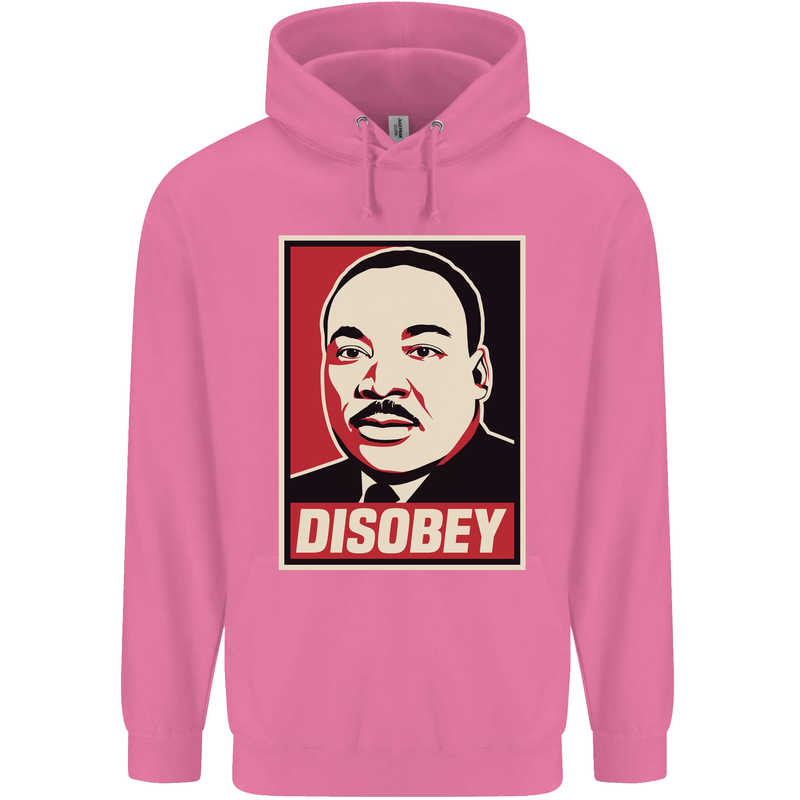 Disobey Martin Luther King Black Lives Matter Mens 80% Cotton Hoodie Azelea