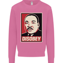 Disobey Martin Luther King Black Lives Matter Mens Sweatshirt Jumper Azalea