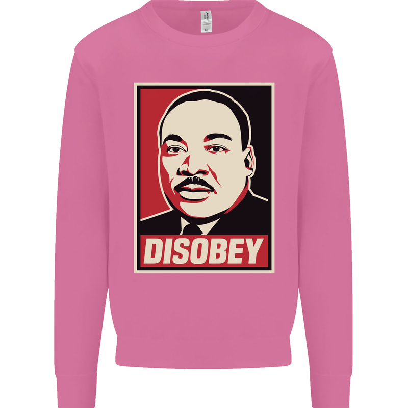 Disobey Martin Luther King Black Lives Matter Mens Sweatshirt Jumper Azalea