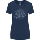 Distressed 24th Birthday Made In 1999 Womens Wider Cut T-Shirt Navy Blue