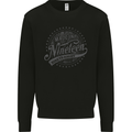 Distressed 25th Birthday Made In 1998 Mens Sweatshirt Jumper Black