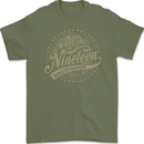 Distressed 26th Birthday Made In 1997 Mens Gildan Cotton T-Shirt Military Green