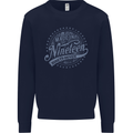 Distressed 26th Birthday Made In 1997 Mens Sweatshirt Jumper Navy Blue