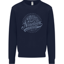 Distressed 26th Birthday Made In 1997 Mens Sweatshirt Jumper Navy Blue
