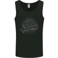 Distressed 27th Birthday Made In 1996 Mens Vest Tank Top Black