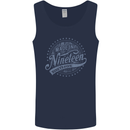 Distressed 28th Birthday Made In 1995 Mens Vest Tank Top Navy Blue