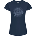 Distressed 29th Birthday Made In 1994 Womens Petite Cut T-Shirt Navy Blue