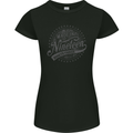 Distressed 30th Birthday Made In 1993 Womens Petite Cut T-Shirt Black