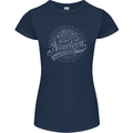 Distressed 30th Birthday Made In 1993 Womens Petite Cut T-Shirt Navy Blue