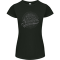 Distressed 31st Birthday Made In 1992 Womens Petite Cut T-Shirt Black
