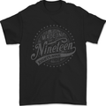 Distressed 34th Birthday Made In 1989 Mens T-Shirt 100% Cotton Black
