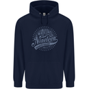 Distressed 35th Birthday Made In 1988 Mens 80% Cotton Hoodie Navy Blue