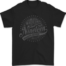 Distressed 36th Birthday Made In 1987 Mens T-Shirt 100% Cotton Black