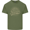 Distressed 37th Birthday Made In 1986 Mens Cotton T-Shirt Tee Top Military Green