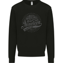 Distressed 37th Birthday Made In 1986 Mens Sweatshirt Jumper Black