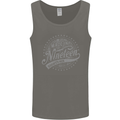 Distressed 37th Birthday Made In 1986 Mens Vest Tank Top Charcoal