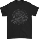 Distressed 40th Birthday Made In 1983 Mens T-Shirt 100% Cotton Black