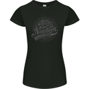 Distressed 40th Birthday Made In 1983 Womens Petite Cut T-Shirt Black