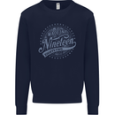Distressed 41st Birthday Made In 1982 Mens Sweatshirt Jumper Navy Blue