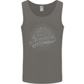 Distressed 43rd Birthday Made In 1980 Mens Vest Tank Top Charcoal