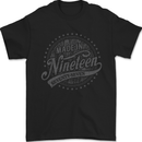 Distressed 46th Birthday Made In 1977 Mens T-Shirt 100% Cotton Black