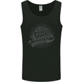Distressed 48th Birthday Made In 1975 Mens Vest Tank Top Black