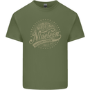 Distressed 49th Birthday Made In 1974 Mens Cotton T-Shirt Tee Top Military Green