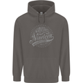 Distressed 51st Birthday Made In 1972 Mens 80% Cotton Hoodie Charcoal