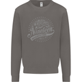 Distressed 51st Birthday Made In 1972 Mens Sweatshirt Jumper Charcoal