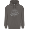Distressed 53rd Birthday Made In 1970 Mens 80% Cotton Hoodie Charcoal
