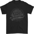 Distressed 53rd Birthday Made In 1970 Mens T-Shirt 100% Cotton Black
