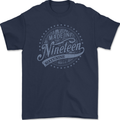 Distressed 54th Birthday Made In 1969 Mens Gildan Cotton T-Shirt Navy Blue