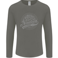 Distressed 54th Birthday Made In 1969 Mens Long Sleeve T-Shirt Charcoal
