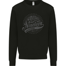 Distressed 54th Birthday Made In 1969 Mens Sweatshirt Jumper Black