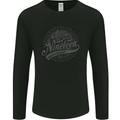 Distressed 55th Birthday Made In 1968 Mens Long Sleeve T-Shirt Black