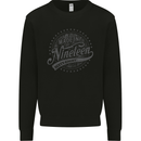 Distressed 55th Birthday Made In 1968 Mens Sweatshirt Jumper Black