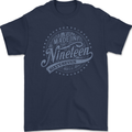 Distressed 56th Birthday Made In 1967 Mens Gildan Cotton T-Shirt Navy Blue