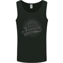 Distressed 57th Birthday Made In 1966 Mens Vest Tank Top Black