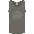 Distressed 58th Birthday Made In 1965 Mens Vest Tank Top Charcoal