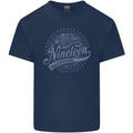 Distressed 59th Birthday Made In 1964 Mens Cotton T-Shirt Tee Top Navy Blue