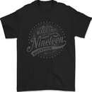 Distressed 59th Birthday Made In 1964 Mens T-Shirt 100% Cotton Black