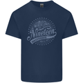 Distressed 60th Birthday Made In 1963 Mens Cotton T-Shirt Tee Top Navy Blue