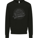Distressed 63rd Birthday Made In 1960 Mens Sweatshirt Jumper Black