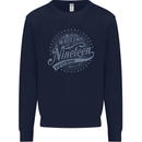 Distressed 64th Birthday Made In 1959 Mens Sweatshirt Jumper Navy Blue